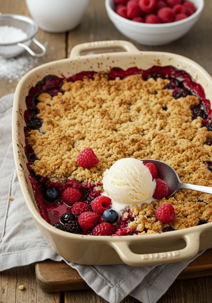 Fresh strawberries, blueberries, and raspberries